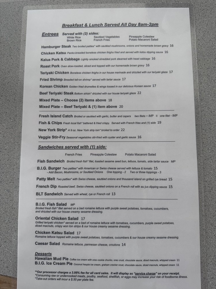 Big Island Grill Menu - Image 12