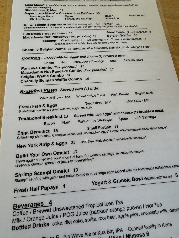 Big Island Grill Menu - Image 3