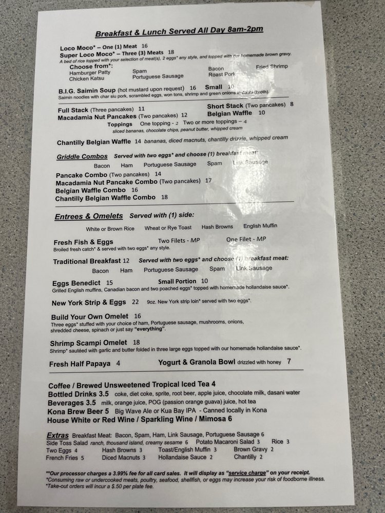 Big Island Grill Menu - Image 9
